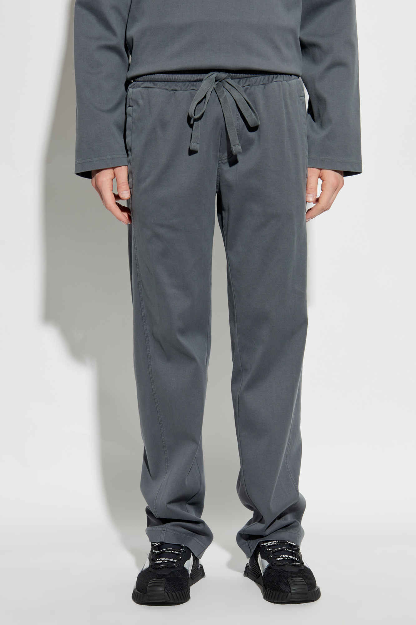 Dolce & Gabbana Sweatpants with logo appliqué | Men's